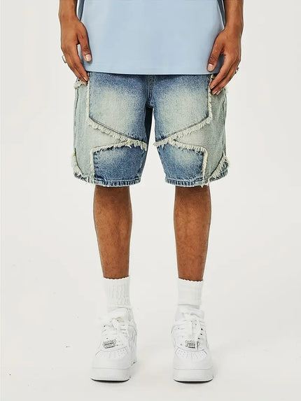 Herren Jeans Kurze Hose