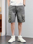 Herren Kurze Hose mit Camo-Einzelheiten